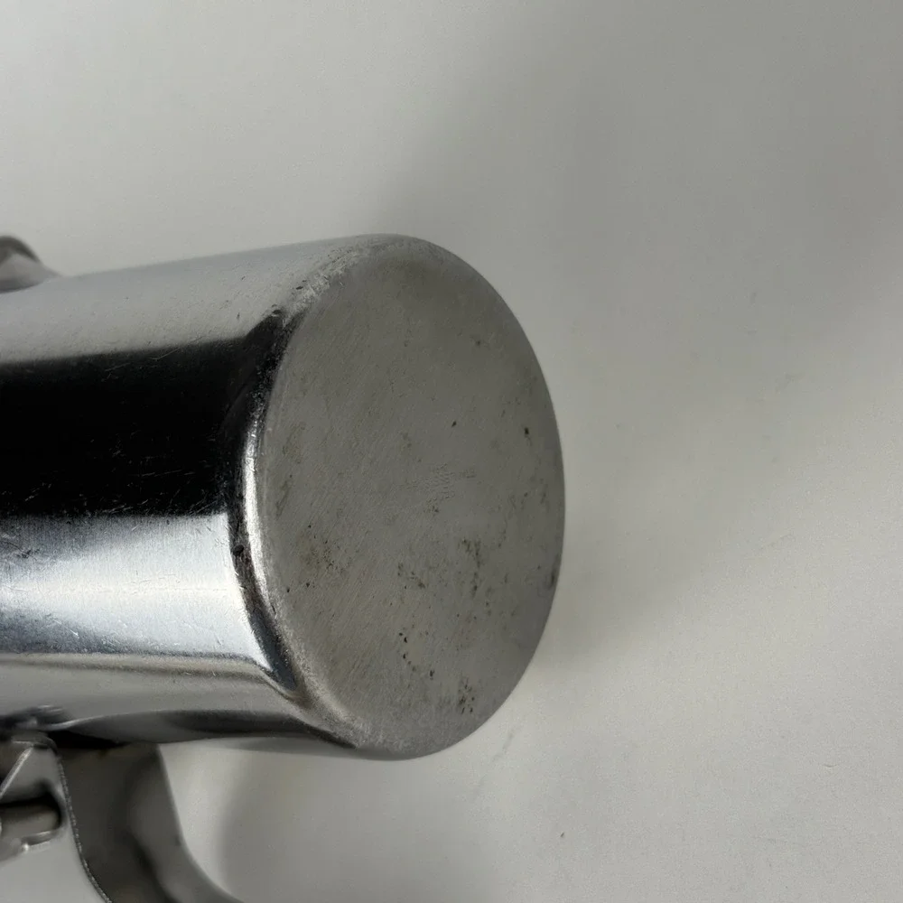 Vintage SERCO Japan Stainless Steel Creamer Syrup Dispenser Hinged Lid